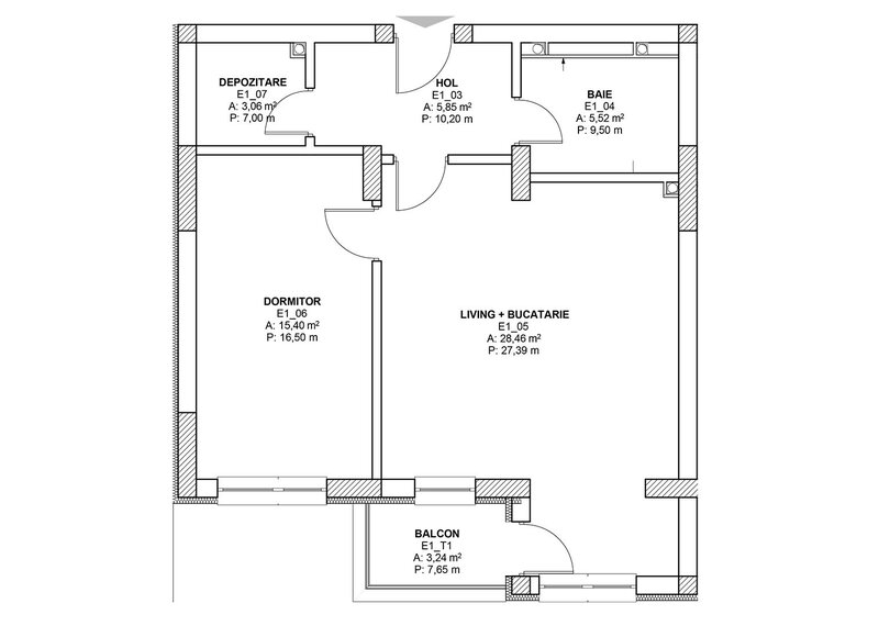 Pipera Ivory 2 camere  investitie rond OMV  nord parcare